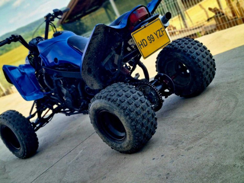 Vand atv iamaha raptor cu motor de honda gbr 600