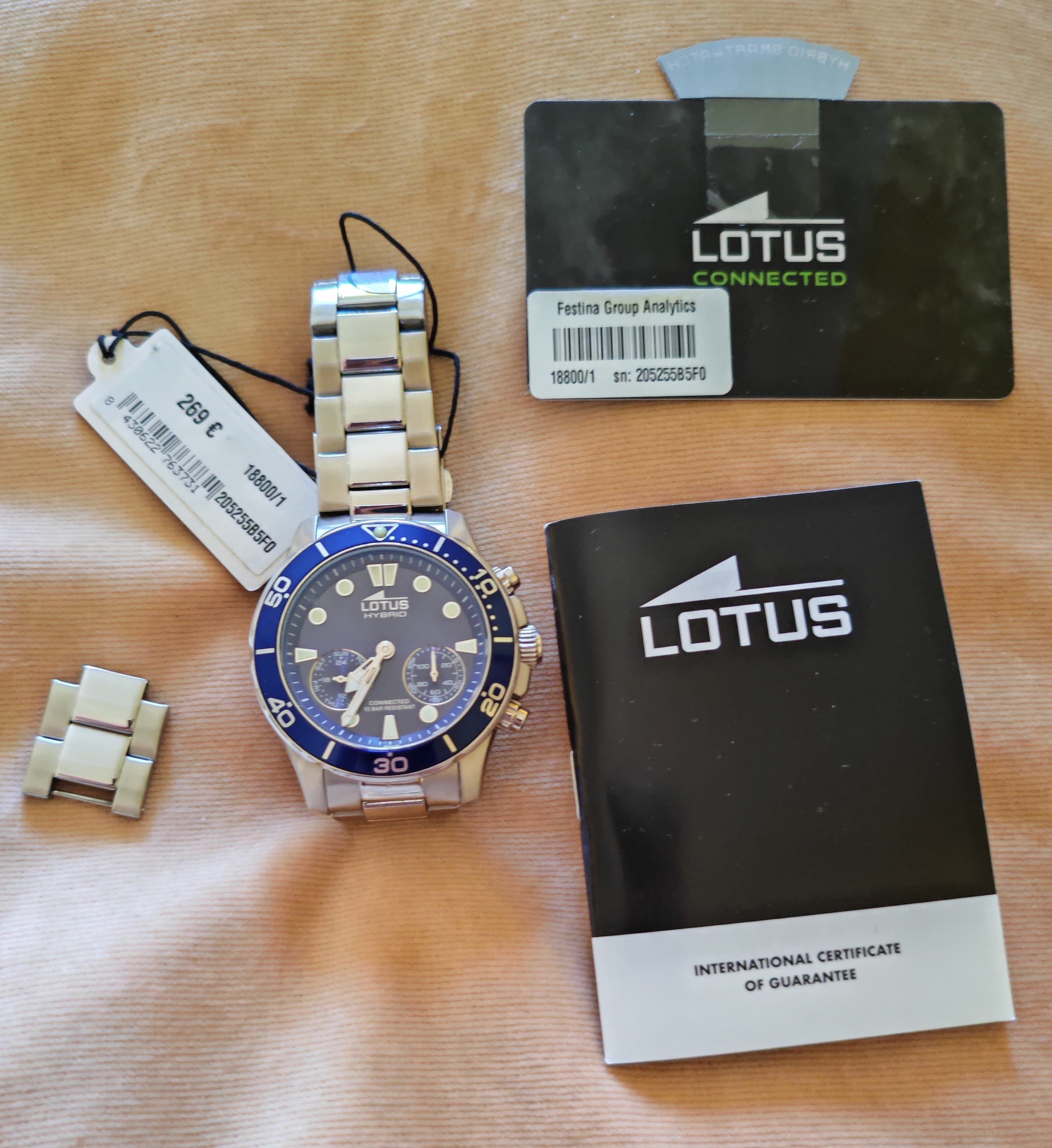 Ceas Lotus hybrid, ireproșabil 10/10 funcțional și optic