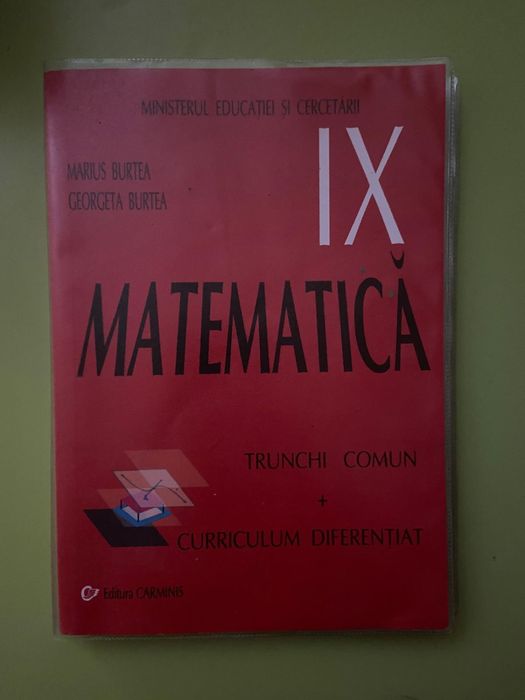 Manual Matematica clasa IX