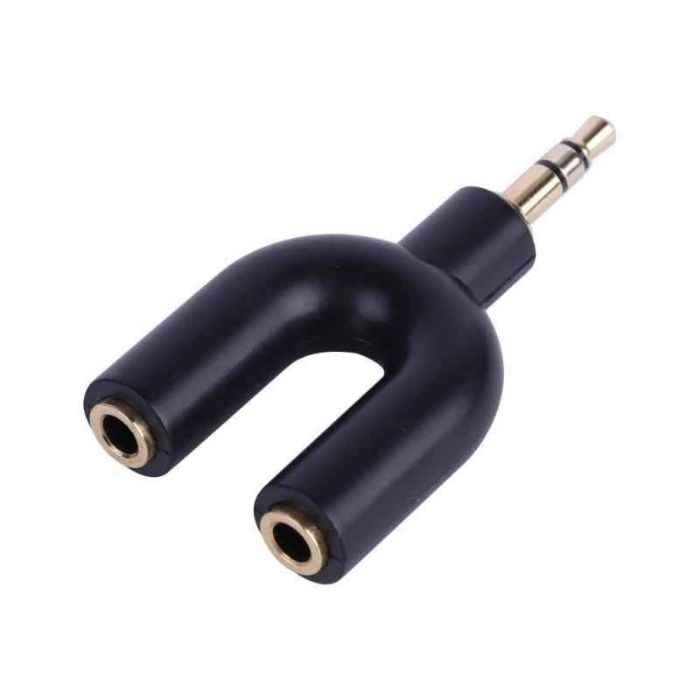 продам новый переходник 1хMini jack выход папа / 2хMini jack вход мама