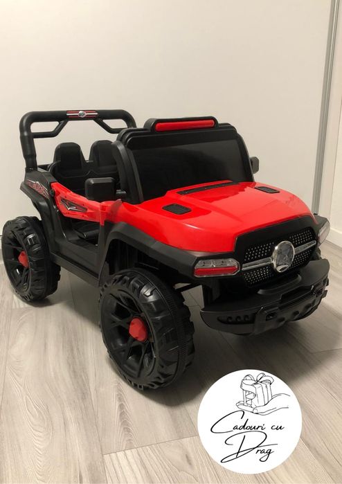Masina electrica pentru copii 3-9 ani, masinuta jeep cu telecomanda
