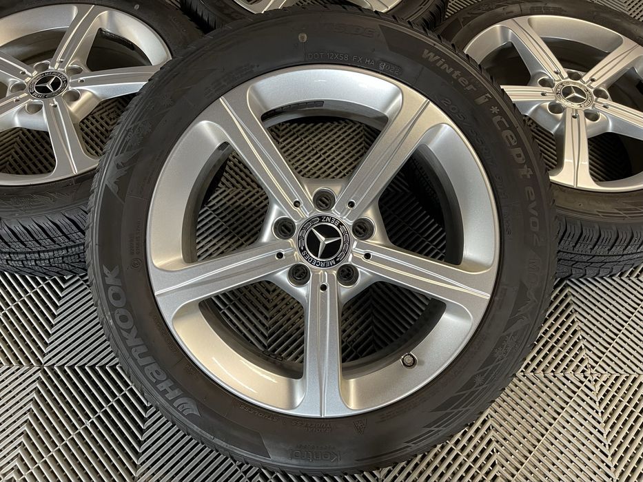 Jante Roți 17 Mercedes A B CLA Class W118 W177 W247 Anvelope 205 55 17