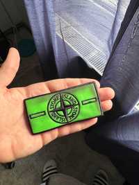 Stone Island Badge, Heat Reactive, Neon Green