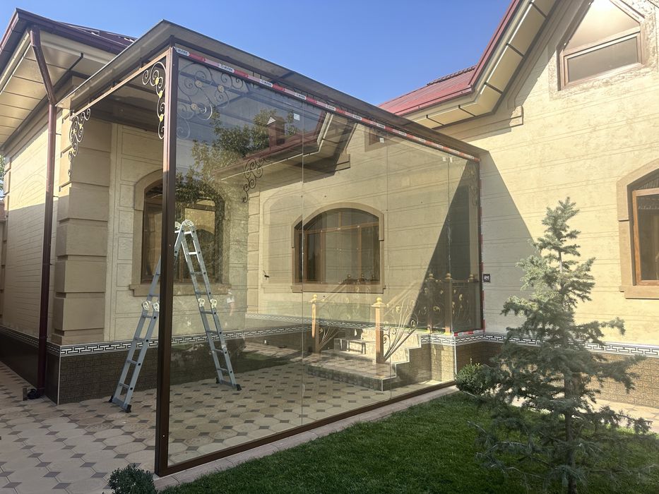 Каленное стекло 10 мм стеклянные перегородки калит ойна стекло