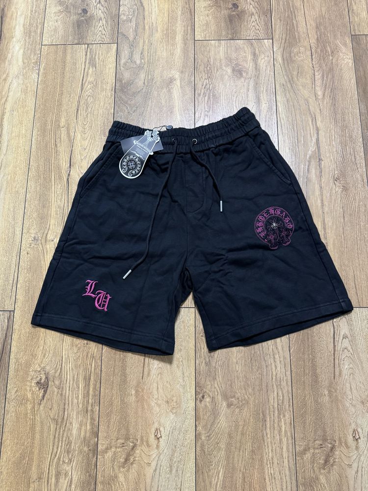 Chrome Hearts "Luv U" Black Shorts