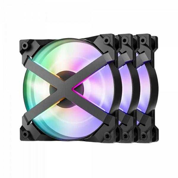 Кулер для кейса Case Cooler Deepcool MF120GT A-RGB LED (3в1) Black