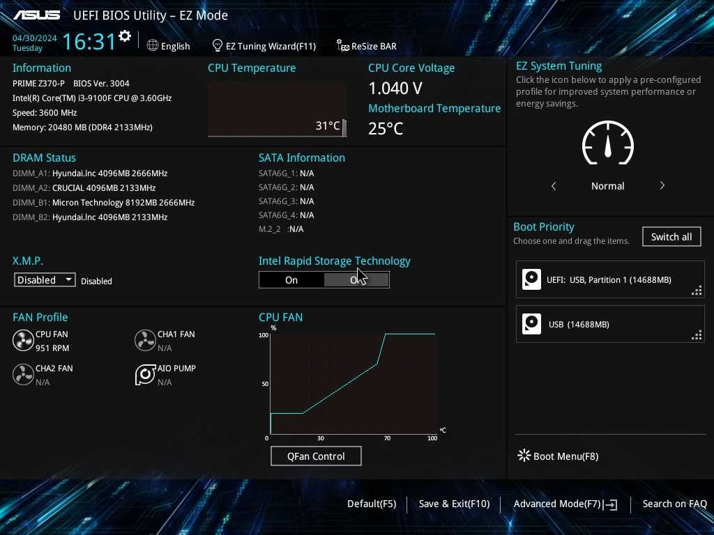 Дъно Дънна платка Asus Prime Z370-P 1151 DDR4 OVERCLOCK