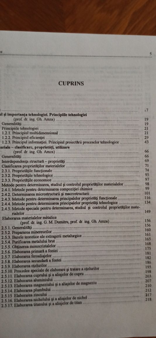 Tratat de tehnologia materialelor. Academia Romana. IMPECABIL