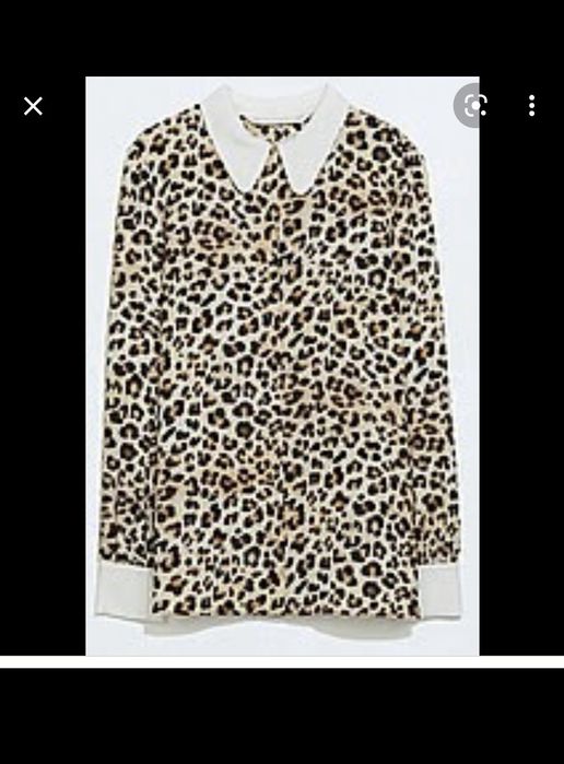 camasa ZARA animal-print