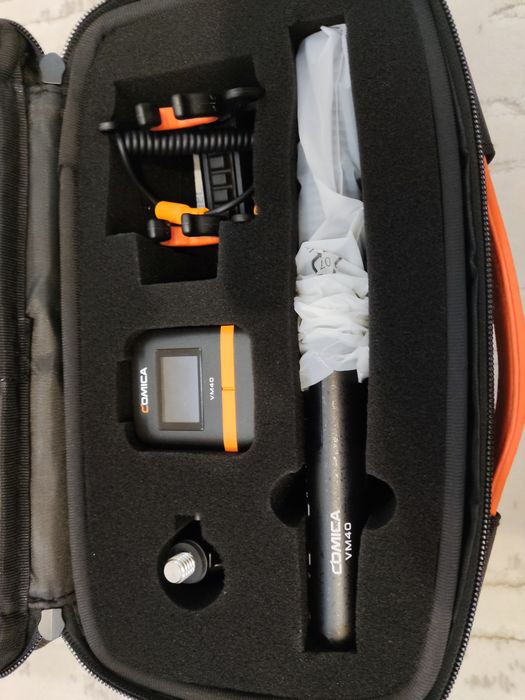Microfon shotgun wireless,Comica VM40