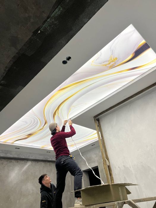 Natijnoy potolok aksiya | Натяжыной Потолок