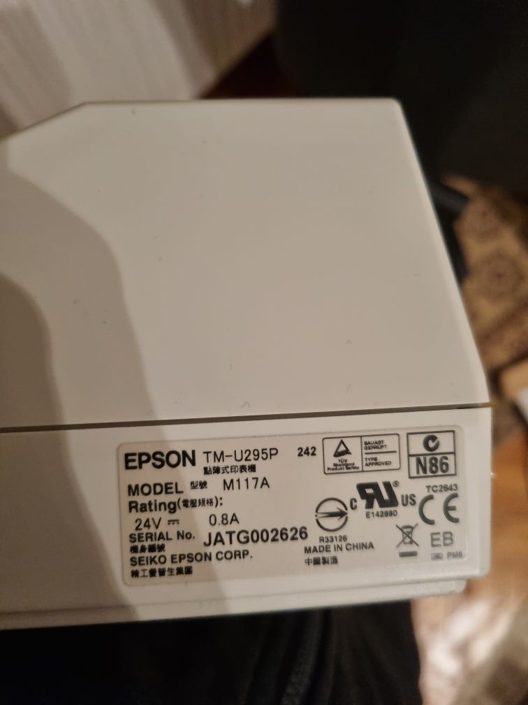 Imprimanta etichete matriciala Epson TN-U295 cisterna combustibil