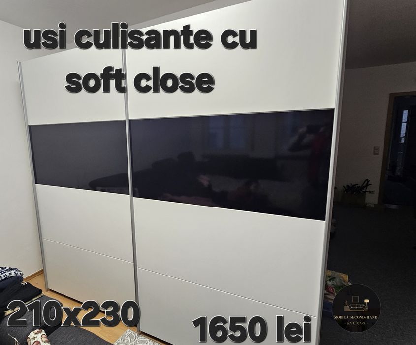 Dulap 210x230 usi culisante cu soft close