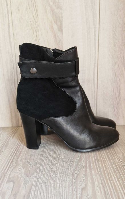 ботильоны кожанные