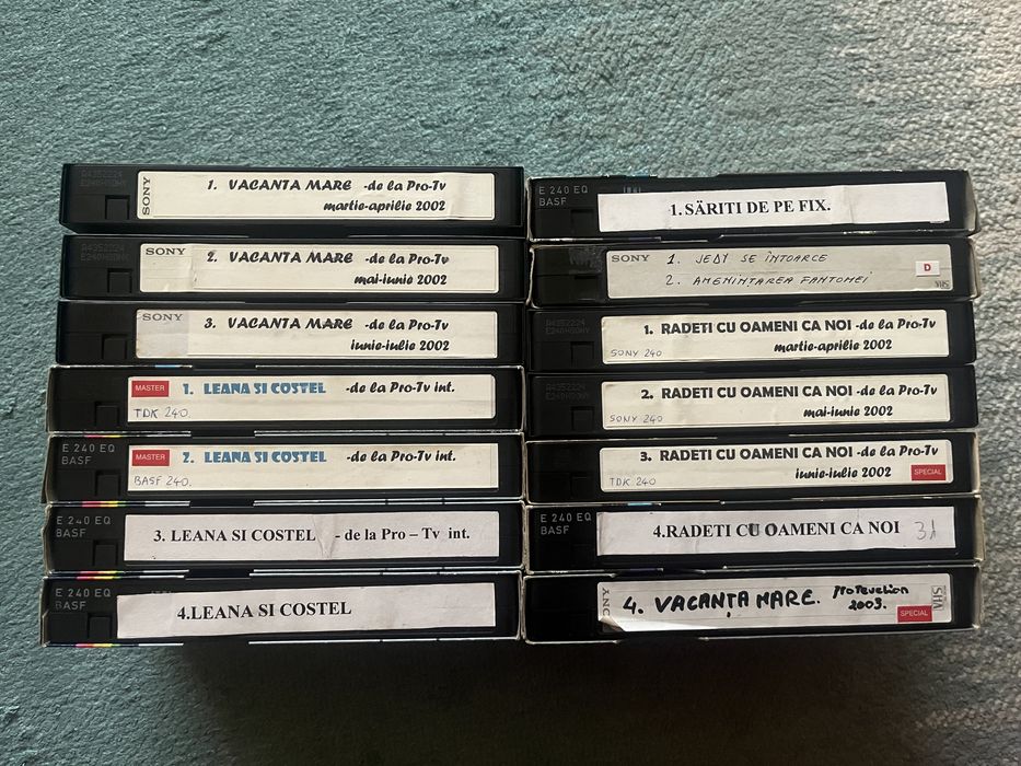 Lot 3 - Casete Video VHS Vacanta Mare ProTV International (2002-2003)