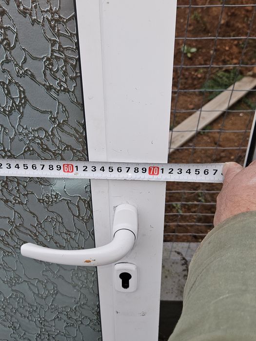 Алуминиева двойна врата с каса