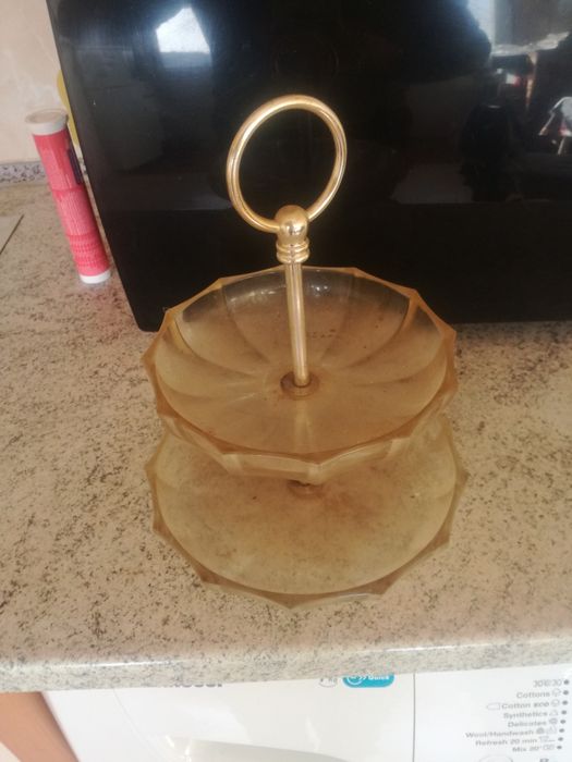 Кристална бонбониера  в добро състояние