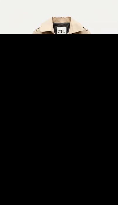 Тренчкот Zara размер S water repellent