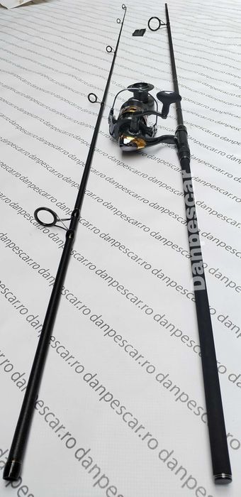 SET CRAP Lanseta 3,90m PROFL VIPER 3,5LBS SI Mulineta GLAMOUR 7000