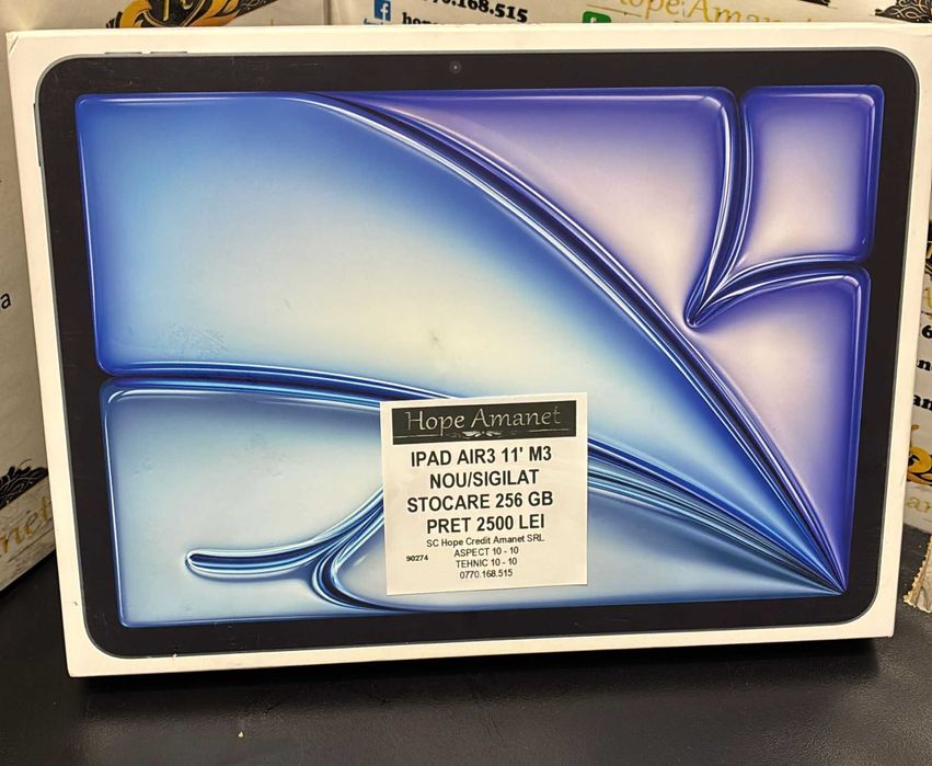 Hope Amanet P3 Ipad Air 11 M3 256 GB Nou/Sigilat
