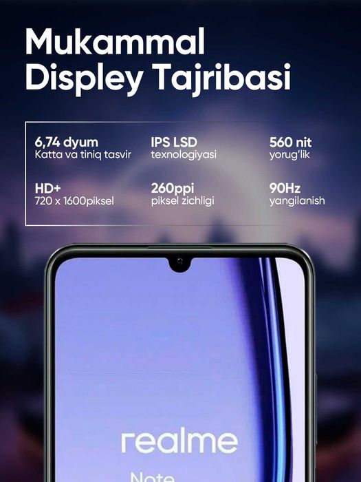 Смартфон Realme Note 50 Smartfon Realme Note 50