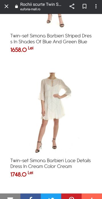 Rochie 100% mătase Twin-Set Simona Barbieri