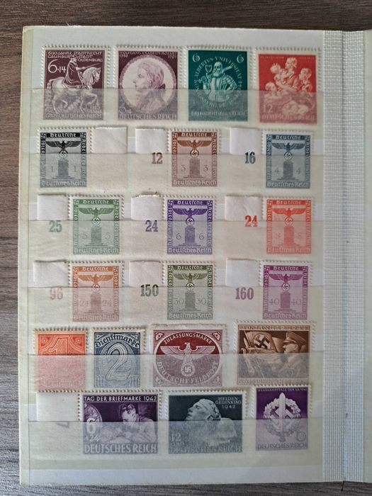 Clasor timbre nestampilate Germania (majoritatea Deutsches Reich)