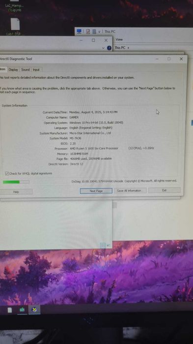 Calculator gaming 1060 3gb, 16gb ram, ryzen 5 1600-X
