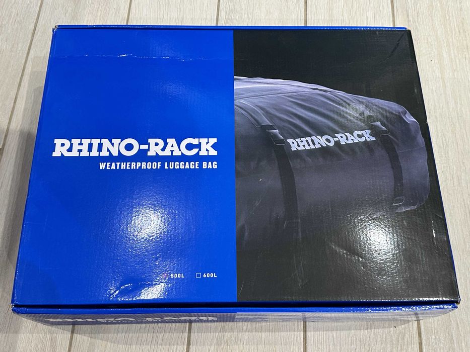Geantă transport bagaje plafon auto Rhino Rack 500 litri - este nouă
