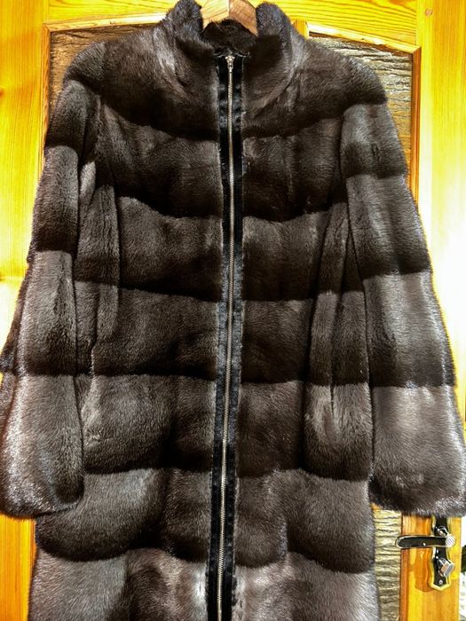 Шуба норковая на замке