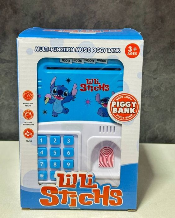 интерактивная музыкальная сейф копилка для денег