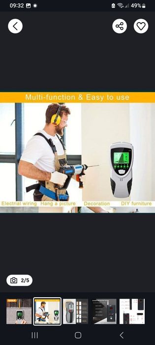 Детектор скрытой проводки,метала,дерева