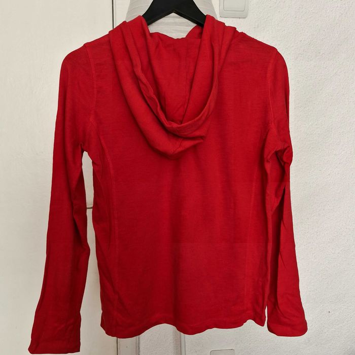 Hanorac roșu din bumbac organic – Esprit, mărime XS