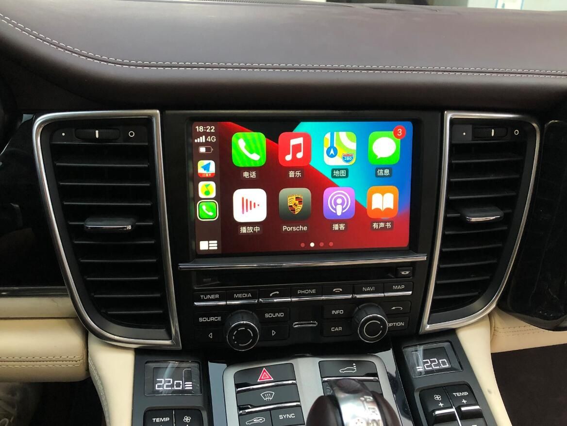 Carplay Android PCM 3.1 Auto,Apple Porsche Cayenne,Panamera,Cayman.