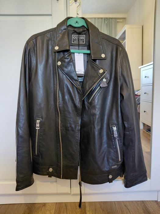 Мъжко кожено яке Guess