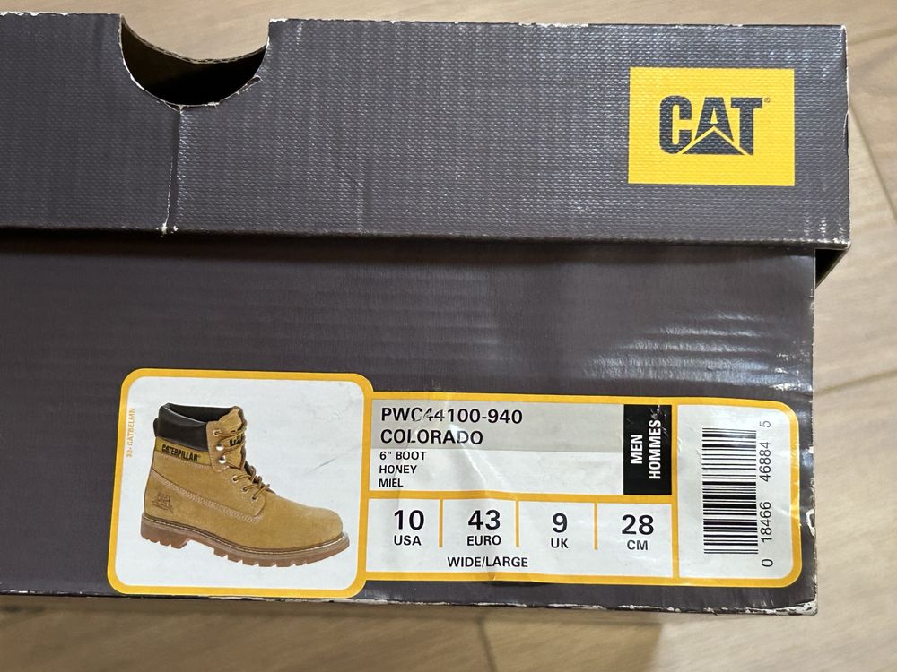 Bocanci ghete barbati CAT CATerpillar mărimea 43