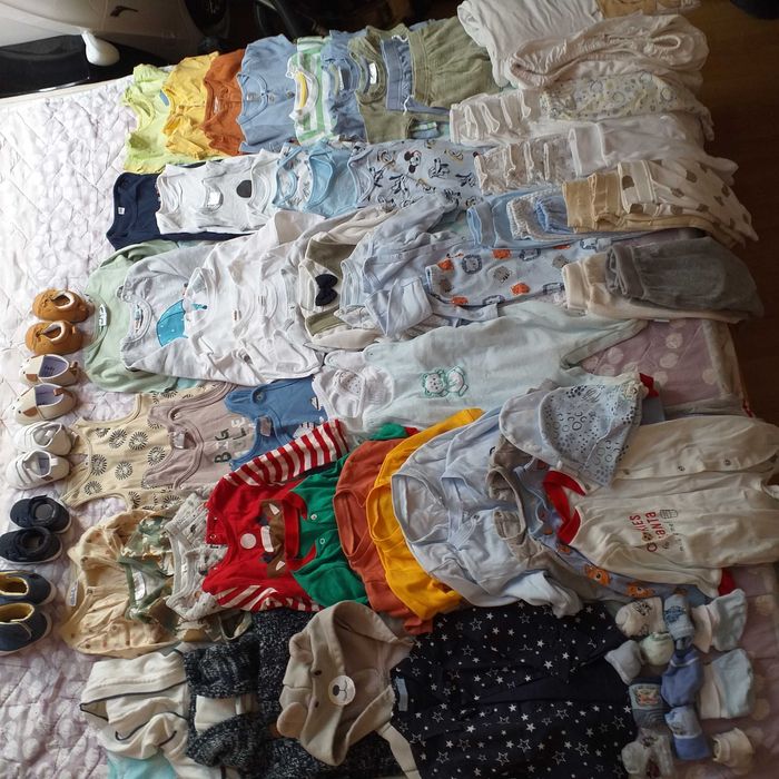 Лот бебешки дрехи за момче 62-68