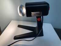 Ретро настолна лампа в черно и червено / 80-те