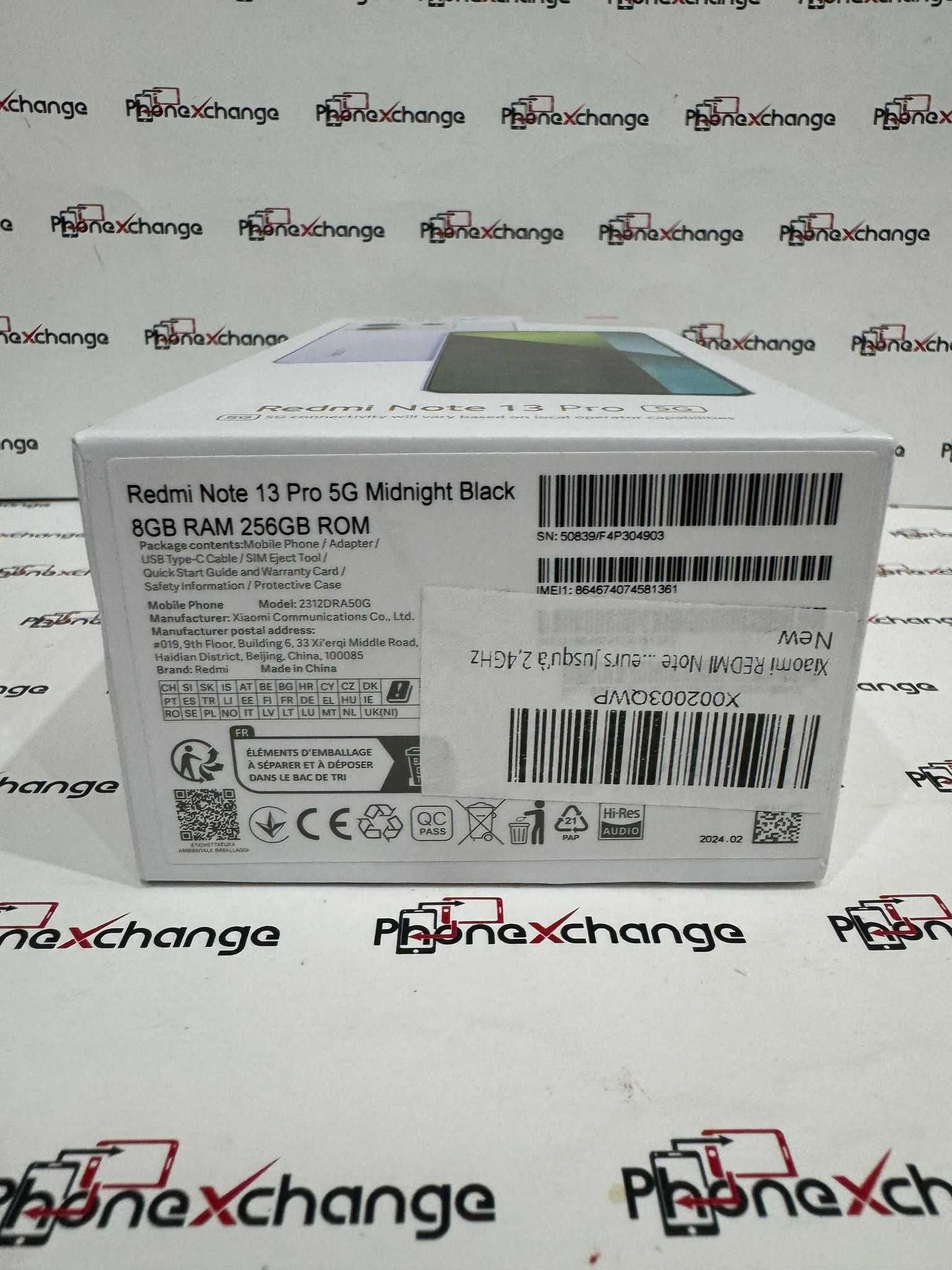 Redmi Note 13 Pro 5G Black 256/8GB Sigilat