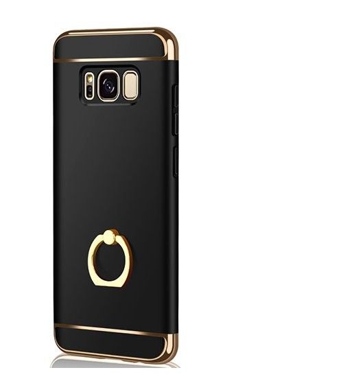 Husa Samsung Galaxy S8, Elegance Luxury 3in1 Ring Negru