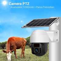Camera IP autonoma cu panou solar, Acumulator 1200mAh, stana, camping