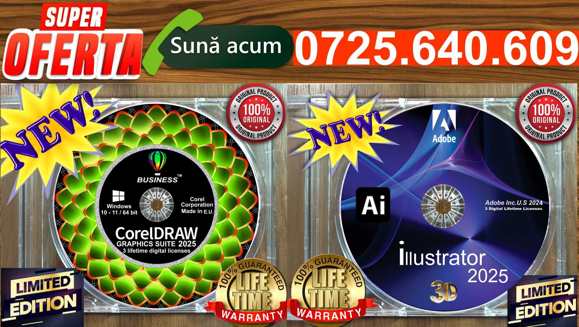 CorelDRAW Business 2025-3 Licente Perm- ILLUSTRATOR 2025- 3 Lifetime