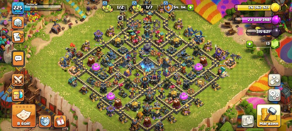 Clash of klans на максималке