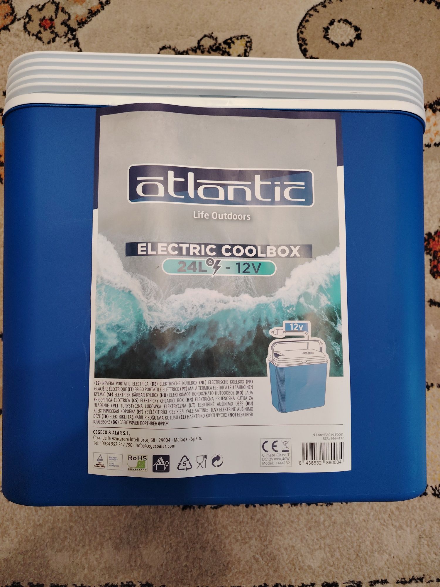 Хладилна чанта 12v/ 24l. Atlantic