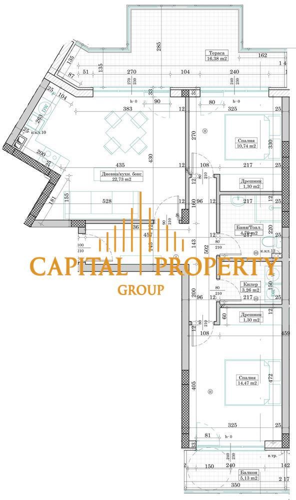 Продава се Двустаен апартамент в Варна, Виница - 55 кв.м за 1673 €/кв.м - Снимка #2