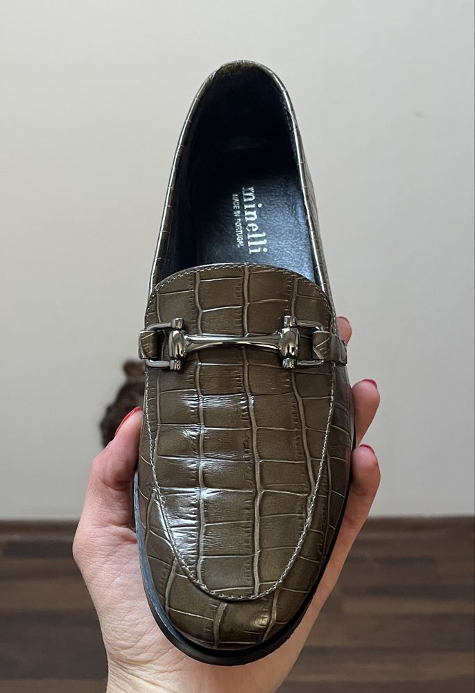 Mocasini din piele naturală, Minelli