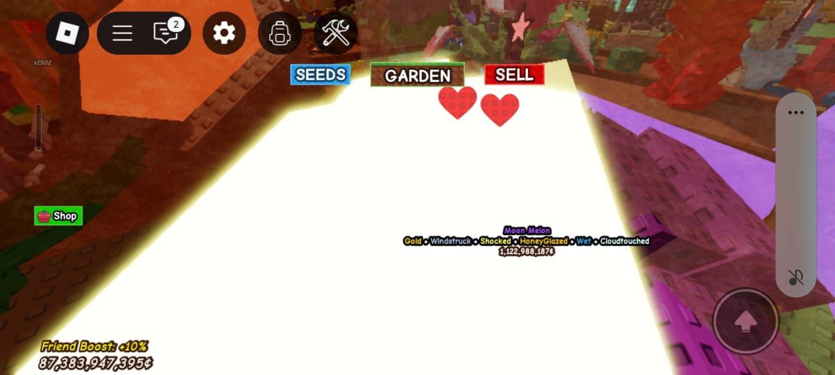 Мун мелон  из игры grow a garden