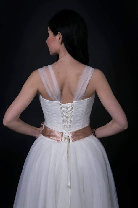 rochie mireasa 36 sau 38, corset reglabil