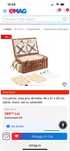 Vand cos de picnic NOU