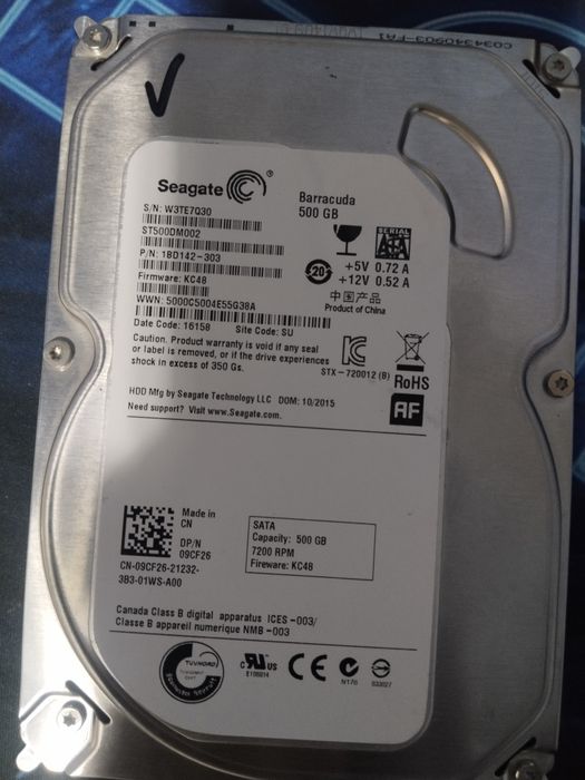 HDD 500 GB 100% здоровье